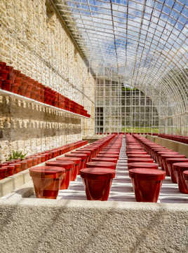 1000 pots cimentés peints...