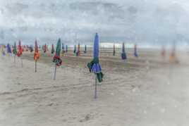  Quand vient la fin de l'été sur la plage...façon " collodion humide"