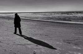 Promenade en bord de mer
