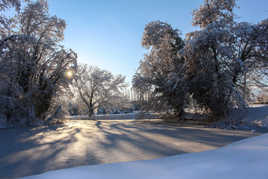 Dame nature et son manteau blanc