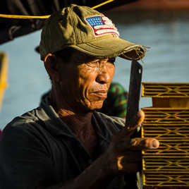 fish market in Hoi an, Vietnam