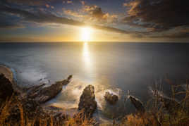 Sunset au Cap Lahoussaye  - Île de la Réunion