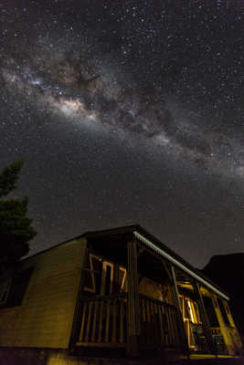 Voie lactée au dessus de Mafate