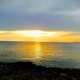 Lumiere d'Or quand la mer dort: