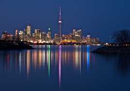 Reflets sur le lac Ontario