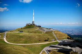 Le puy de dome (en parapente)