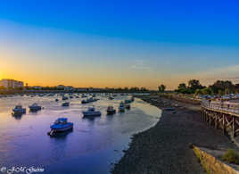 Coucher de soleil sur le Port