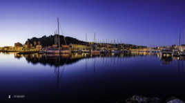 l'heure bleue sur saint mandrier