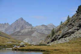 Du coté du lac de Lauzanier