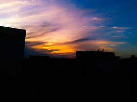 The sunset in Fés (Morocco)