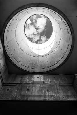 Un oeil dans l'architecture post-moderne