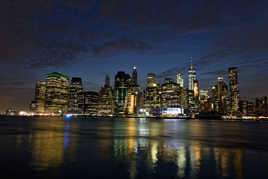 Skyline NYC by night