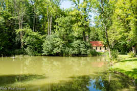 Chapelle au bord de l'étang