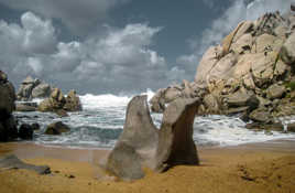 Plage de granite en Sardaigne