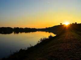 sunrise sur Le Cher.