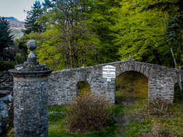 Entrée d'un cimetière Ecossais