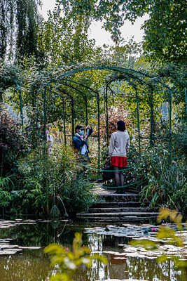 photo souvenir au jardin de C. Monet
