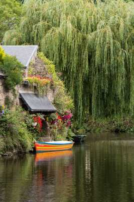 La barque multicolore