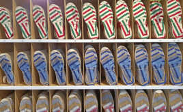 chaussure à son pieds