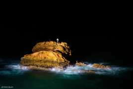 Le rocher de la Vierge à Biarritz