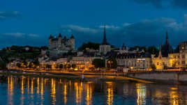 Saumur la nuit