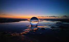 Amusement avec la "lensball"