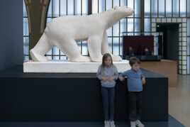 Poser devant l'Ours blanc