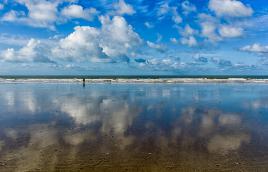 Walker in the clouds