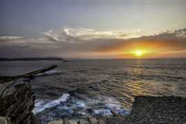 Coucher de soleil Basque