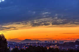 Toulon by night