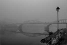 Automne brumeux sur la Saône