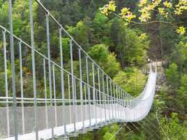 Passerelle des gorges du lignon