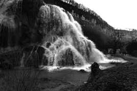 Les cascades des tufs à Baume Les Messieurs