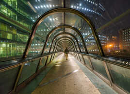 Début de soirée à Japan Bridge, La Défense...