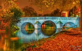 Projection sur le pont.