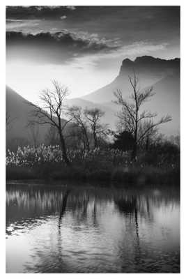 Contre-jour sur le Vercors