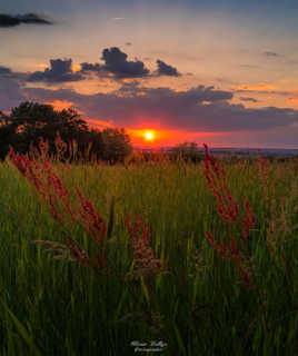 Coucher de Soleil sur le Périgord