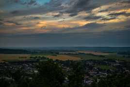Fin de journée sur la plaine