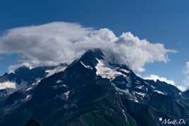 Le glacier et son chapeau