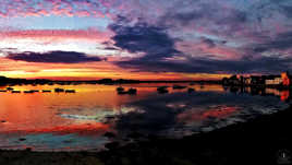 Sun set sur l'ile Tudy