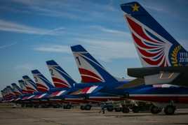 La Patrouille de France au sol
