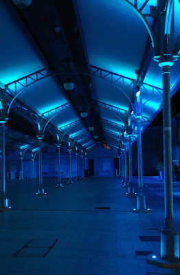 Hall au légumes de nuit