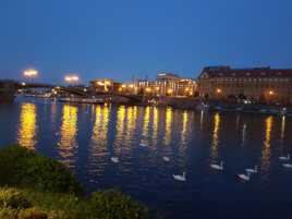 Rivière Vlatava, Prague, Tchéquie