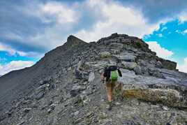 Le Mont Mounier à 2817 m se mérite !