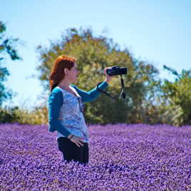 Selfie lavandesque