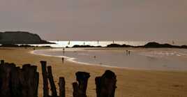 Fin de journée sur la plage