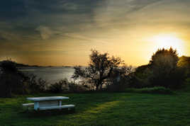 Sur les hauteurs de la Plage de la Tossen