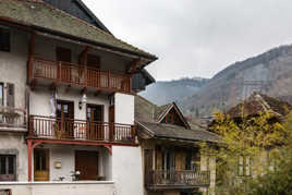 moderne ancien Chalet savoyard