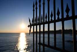 Lever de soleil sur Antibes