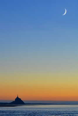 Crépuscule sur la baie